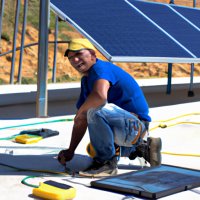 Solarenergieinstallation